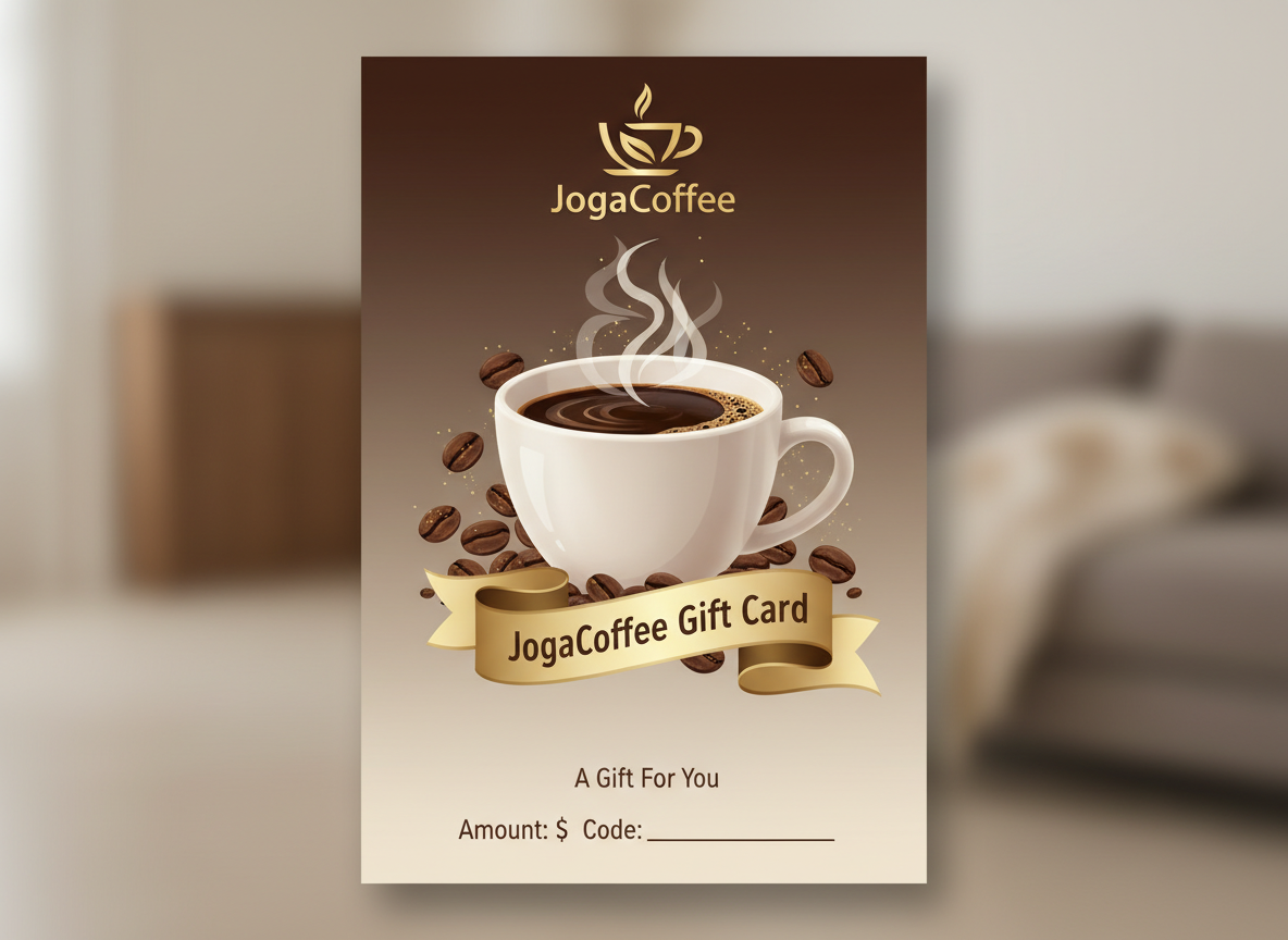 Joga coffee gift card